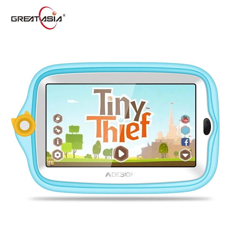 

7 inch kids mini safe learning education tablet for children android