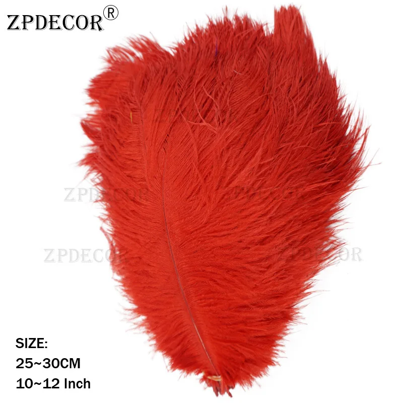 
25-30 CM 1packs 20 PCS Frist-Grade Cheap Ostrich Feathers for DIY or Arts and crafts 
