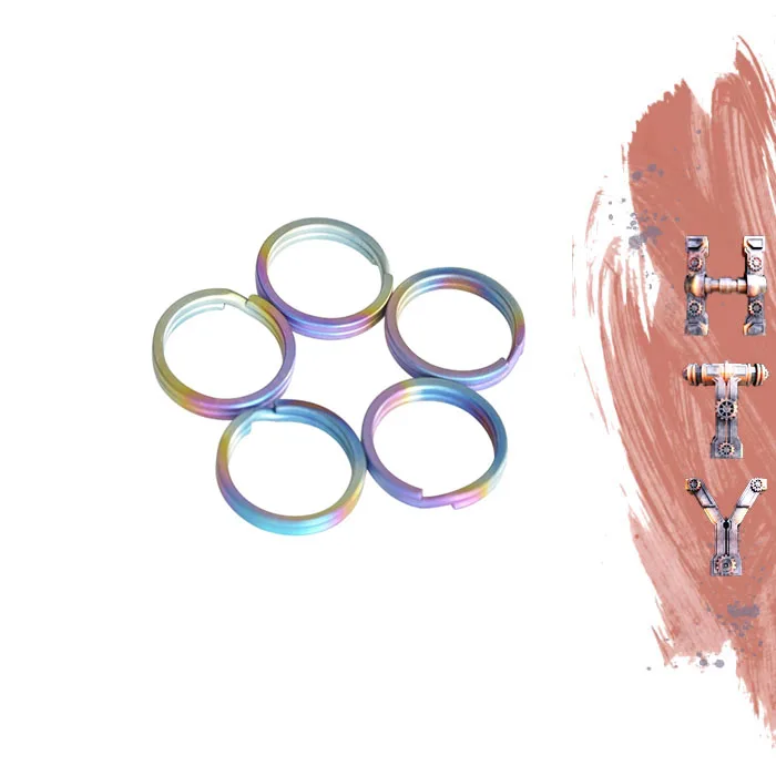 

titanium key ring making machine, Pink/blue/green/black/golden/ rainbow .etc