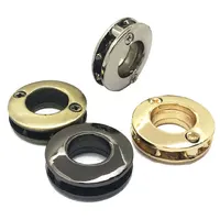 

11Mm Hole Rings Grommet Quality Round Polished Purse Alloy Bags Screw Metal Eyelet For Handbags