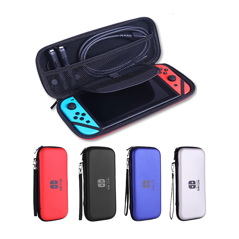 

Airform Pouch Bag for Nintendo Switch NS NX Carrying Case for Nintend Switch Console, Black blue red silver