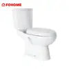 S-trap & p-trap gravity flush two piece inodoro de color with white