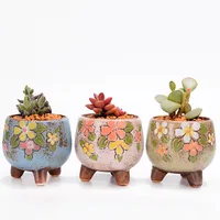 

APHACATOP Fashion Design Ceramic Succulent Planter Pot