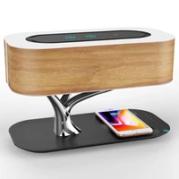 

Multi-function 3 in 1 Sleep Mode Table Lamp with Wireless Charging Dock Plus blue tooth speaker