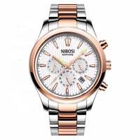 

NIBOSI 2310 Relogio Masculino Saat Top Brand Luxury Fashion Business Quartz Watch Men Sport Metal Waterproof Wristwatches