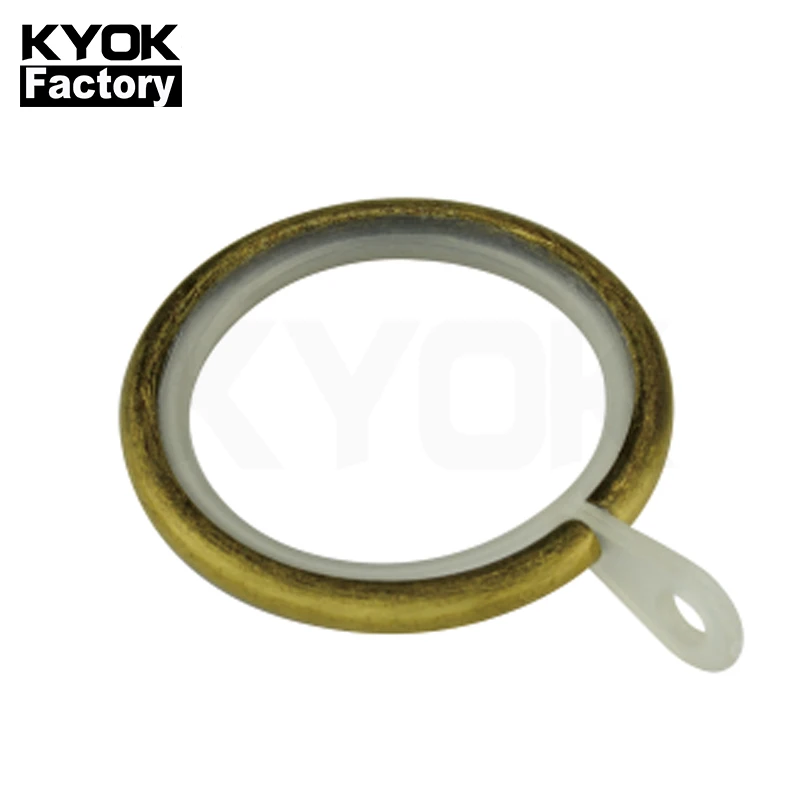 

KYOK Curtain Rings Hooks Clips Customizable 70Mm Curtain Rings High Quality Bangladesh Curtain Rod Rings M913, Silver