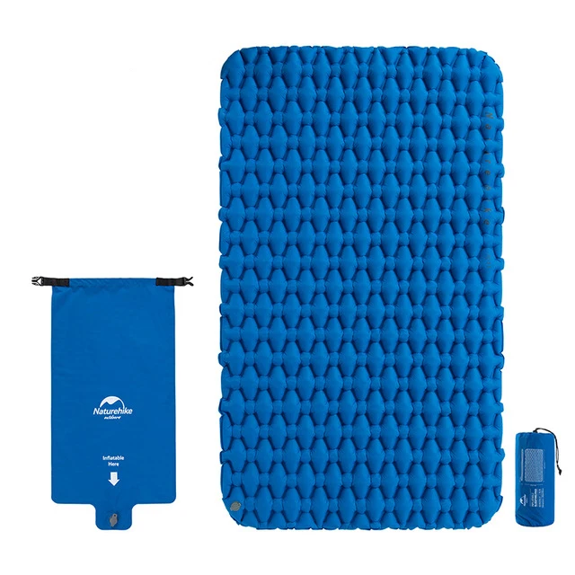 Naturehike Nylon TPU self-inflating camping air mattress inflatable ultra light Sleeping Pad for camping with pump sacks