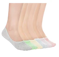 

Women's Thin Casual No Show Socks Non Slip Flat Boat Line