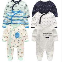 

2019 3 model 100% cotton Newborn long Sleeve Baby bodysuits