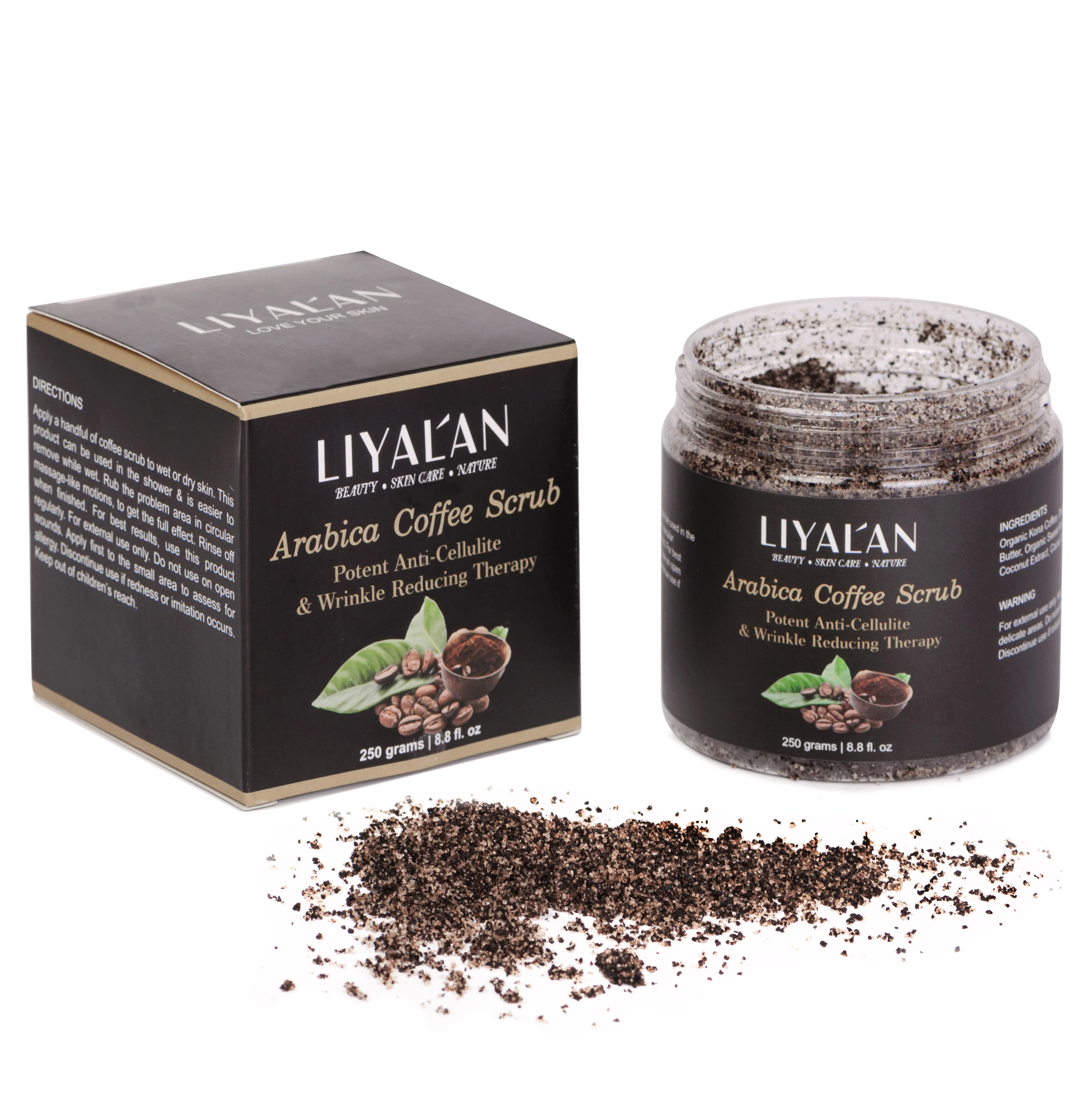 

OEM Factory Coconut Scent Coffee Bath Salt For Body Whitening, Coffee salt
