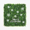 Manufacturer sale personalized artificial boxwood mat for christmas