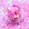Eco-friendly rainbow cherry blossom gorgeous sparkle glitter for Festival Party Decoration