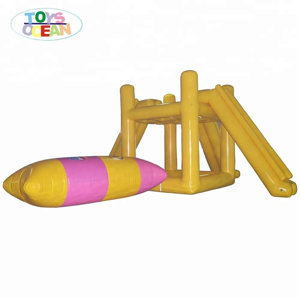 

2021 new inflatable water catapult blob jumping game for sale