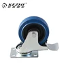 Medium duty swivel thread plate industrial 125mm pvc or pu caster wheels