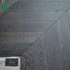 engineered wood flooring oak chevron herringbone fishbone wooden floor dark black wenge color parquet floor