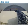 Circular coal Storage Shed Roof with Barrel Vaults and Space Frame