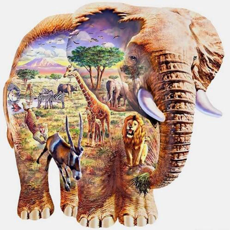 

Full diy 5d diamond painting cross stitch religion elephant square diamond embroidery picture home decorative mosaic painting