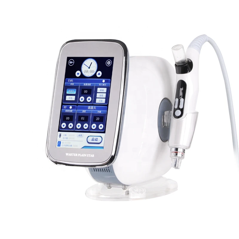 

LINUO new arrival RF + EMS +nano needle mesotherapy machine no needle serum injection meso gun