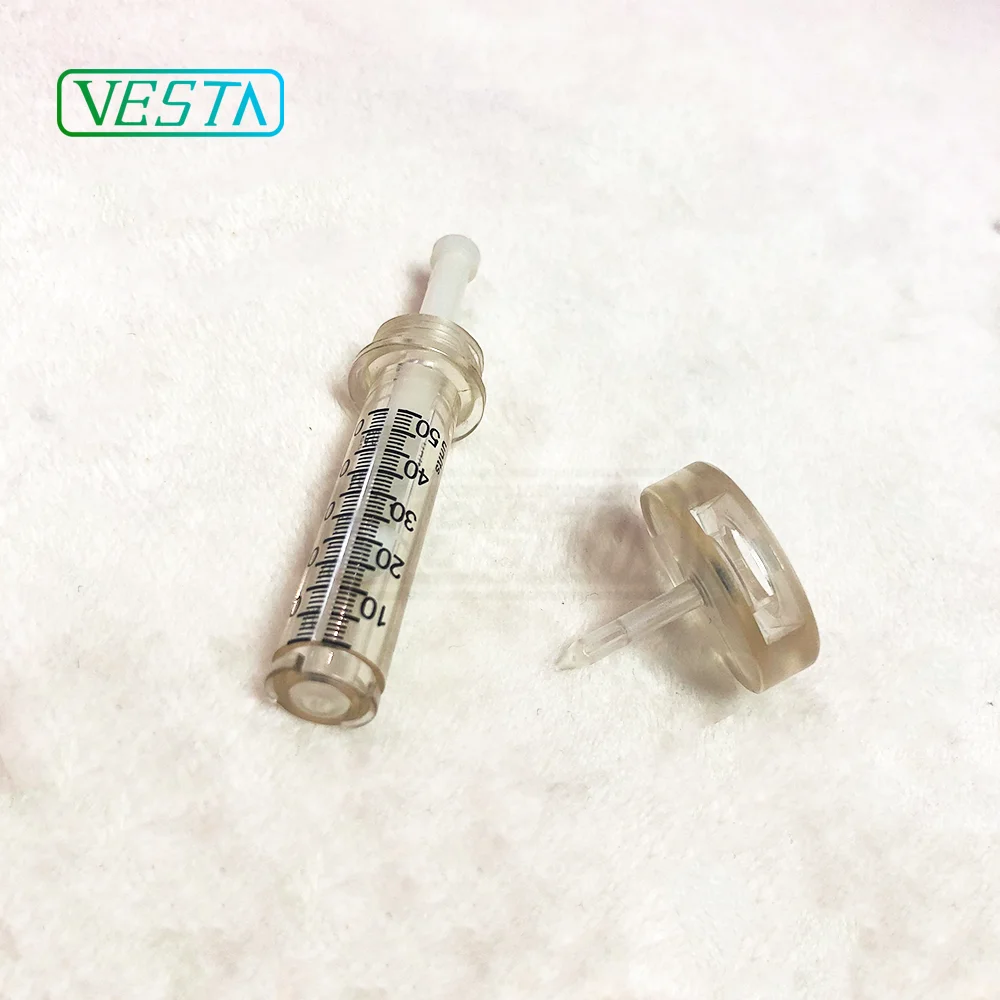 

USA Visible Vesta 2021 0.3 ml Adapter Disposable Plastic sterilized Ampoule Needle Syringe for Liquid Hyaluronic Pen