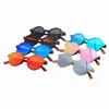 Designer gender neutral PC sun glasses italian brand round shape bamboo sunglasses