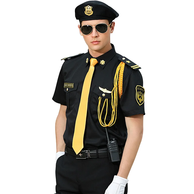 

New Design Black Security Guard Uniforms