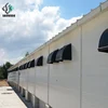 automatic feeding system prefabricated poultry farm steel structure chicken farm building
