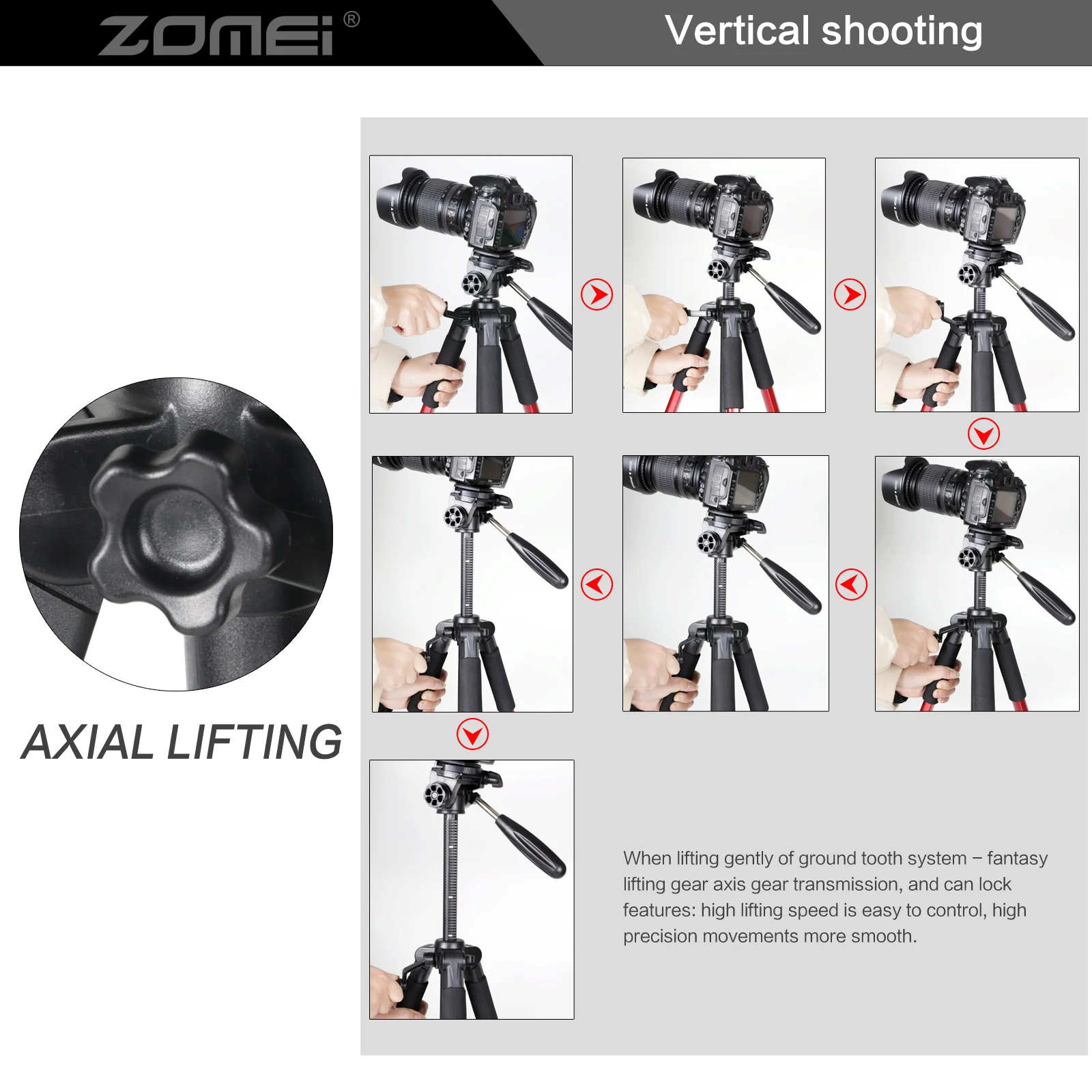 
Q111 Professional Photography Digital Camera Tripod 