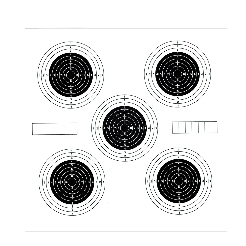 

new design 2021 Training cheap rifle pistol shooting target paper non adhesive target stickers games toys, Can be customised