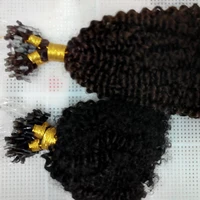 

Filipino virgin hair loop ring /microring hair extension grade 12A kinky curly