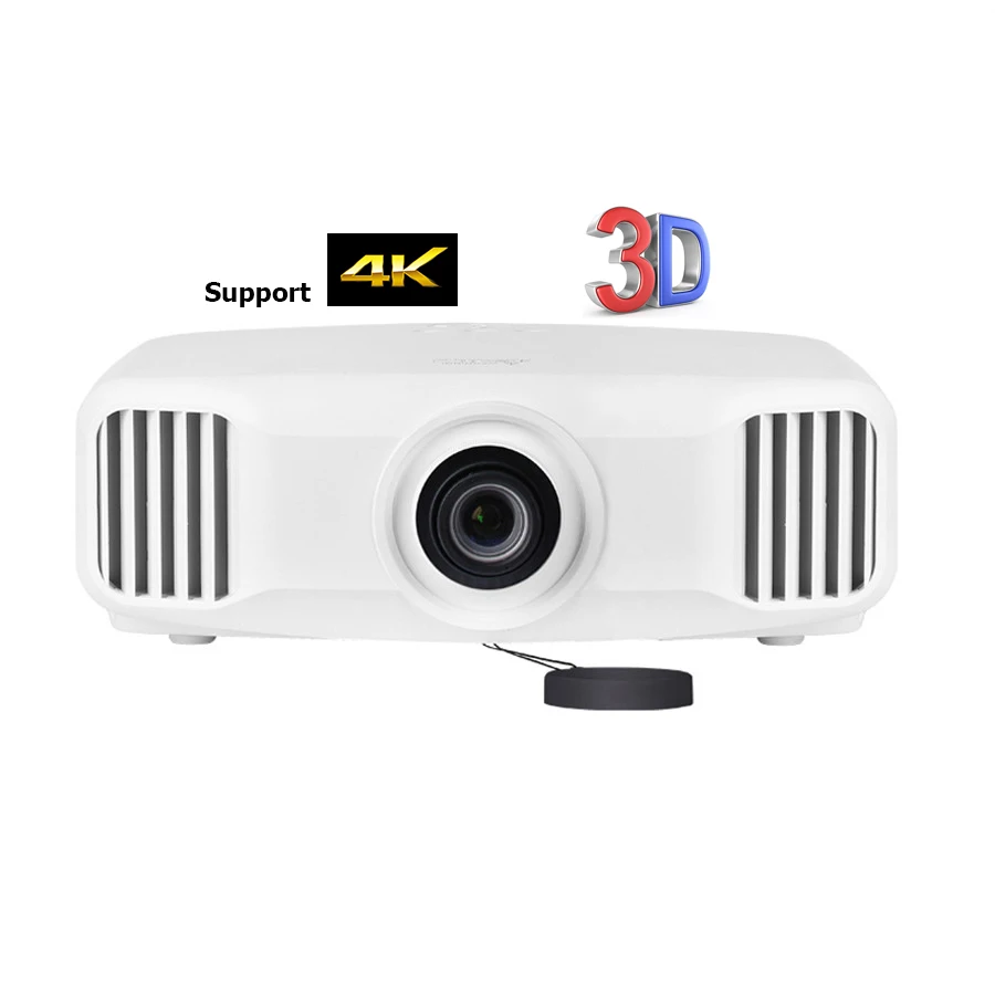 

CRE X8000 top rank 5.1android 16:9 widescreen led 3 lcd 1080p 3d full hd video projector 4k 4096*2160 home theater, White