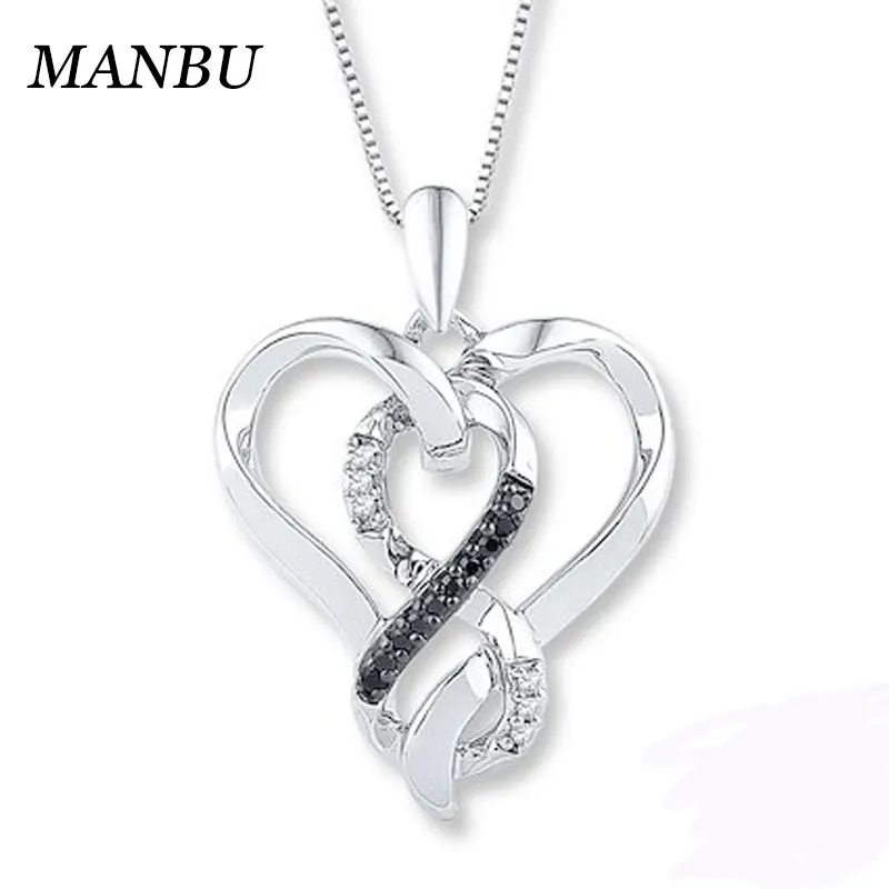 biru berlian kalung hati gambar.alibaba 