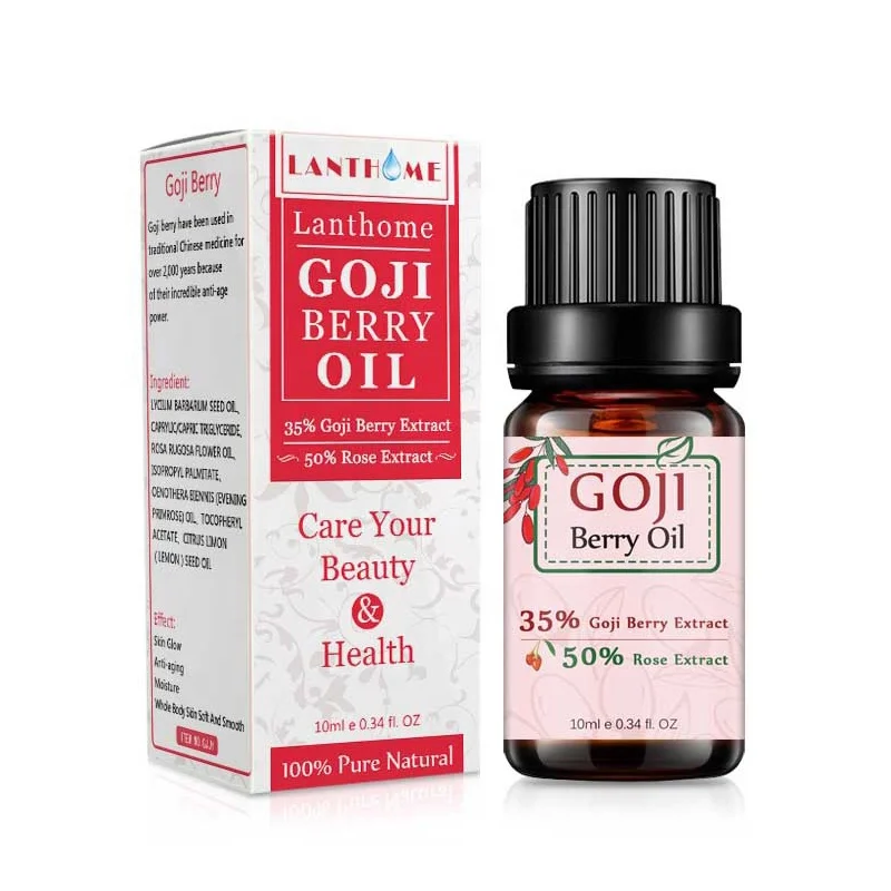 

Private Label Skin Care 100% Pure Natural Organic Anti Aging Rose Goji Berry Seed Massage Essential Oil