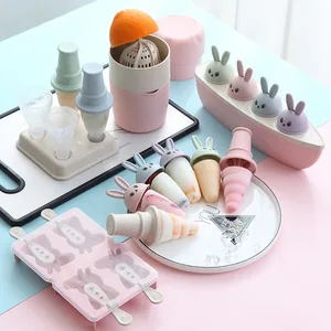 Image of Creative Cartoon household Ice-cream mold Ice-stick mold Set popsicle mold
