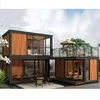 Made in china small prefab houses container bar cafe