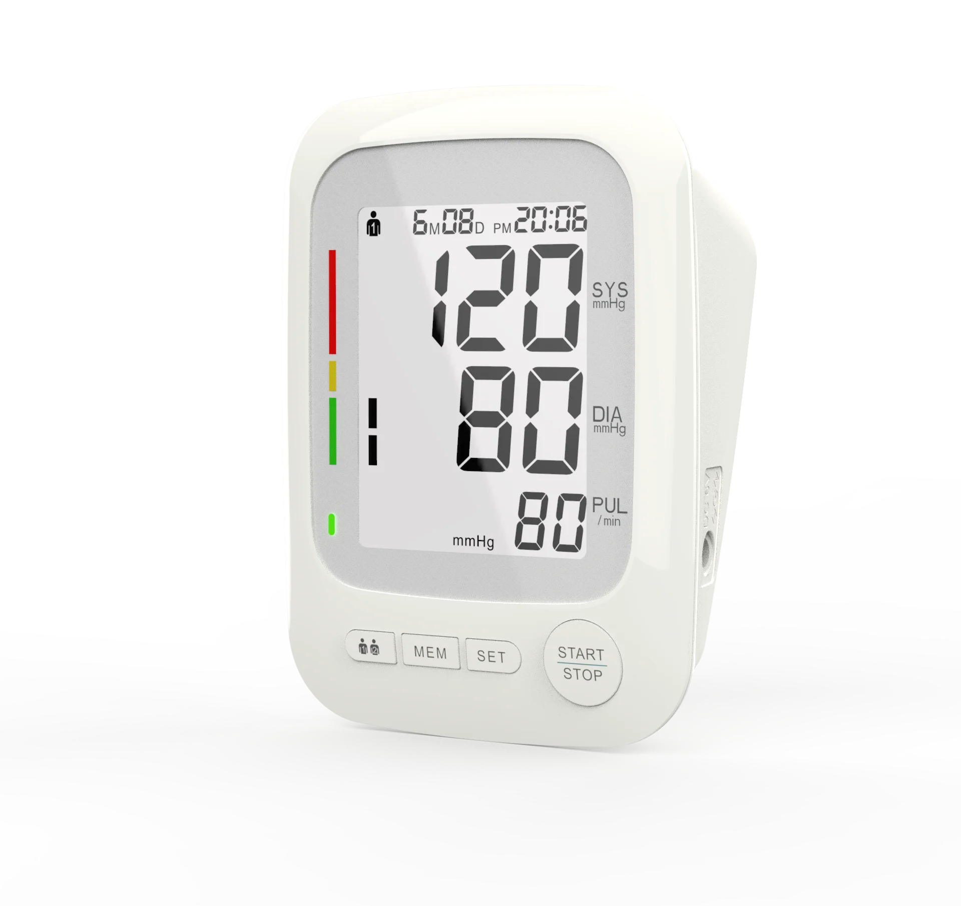 
Household Medical Supply Digital Blood Pressure Monitor mercury free sphygmomanometer 