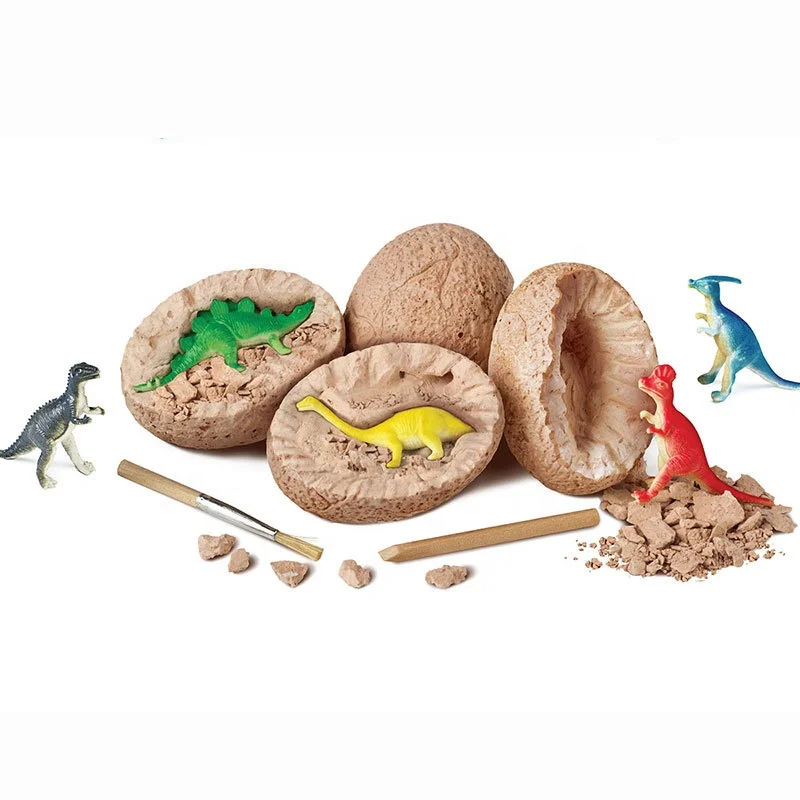 
DIY Excavation Tools Plastic Dig Discovery Resin Figure Anime Kids Science Kits Dino Dinosaur Egg Fossil Toy  (62101726220)