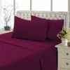 Solid high quality 100% polyester bedsheet