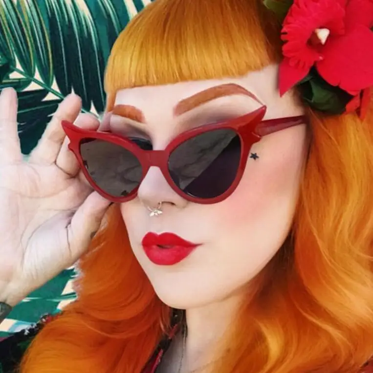 

Wiipu Cute Sexy Retro Cat Eye Sunglasses for Women Luxury Brand Designer Sun Glasses Female Eyewear UV400 Sun Glasses