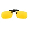 Unisex Polarized Day Night Vision Clip-on Flip-up Lens Sunglasses Driving Glasses Practical