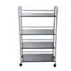 Zhenzhi Kitchenware Shoe Storage Display Rack With 4 Side Hook Shelf Steel Storage Organizer Shelf Adjustable