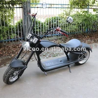 

battery removable chopper frame fat tire electric motorcycle scooter 2000w citycoco city bike