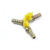 Gas Pipe Three-way Four-way Ball Valve Y-type T-type Three-way Equal Diameter Gas Pipe Fittings Joint Ball Valve Switch