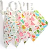 Baby bibs making machine fish & horse animals triangle girl's bandana boys cotton bib