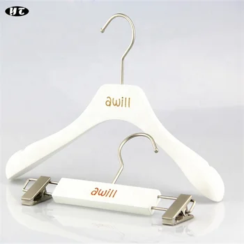 Kwh 011 Decorative Children S Hangers Small White Hangers Wooden