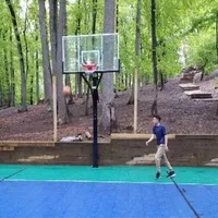 

basketball hoop in ground outdoor sport equipment adjustable basketball system