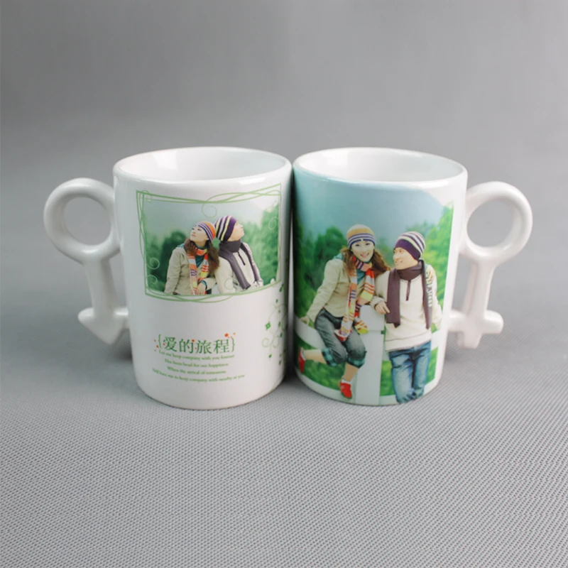 

Personalized Couple Ceramic Coffee Mug, White