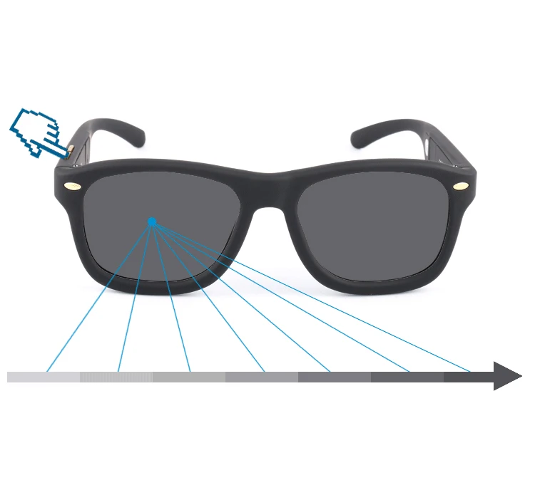 2019 New Technology Sunglasses Men Women Polarized Adjustable LCD Lens UV400 Sunglasses
