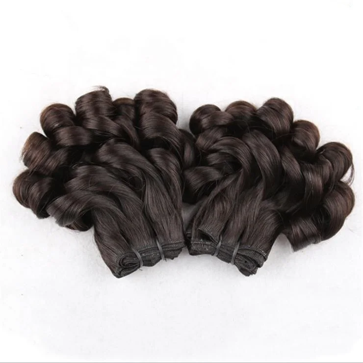 

Highknight Funmi Hair Weft Bouncy Curly Double Drawn Human Hair Bundles