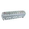 10 Pair Magazine Protective Unit Protection Unit 3 Pole Arrester Loaded with Fuse