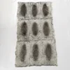 Garment Use Chinchila Pattern Real Rabbit fur Skin Plate